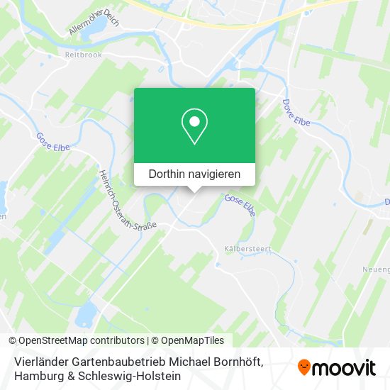 Vierländer Gartenbaubetrieb Michael Bornhöft Karte