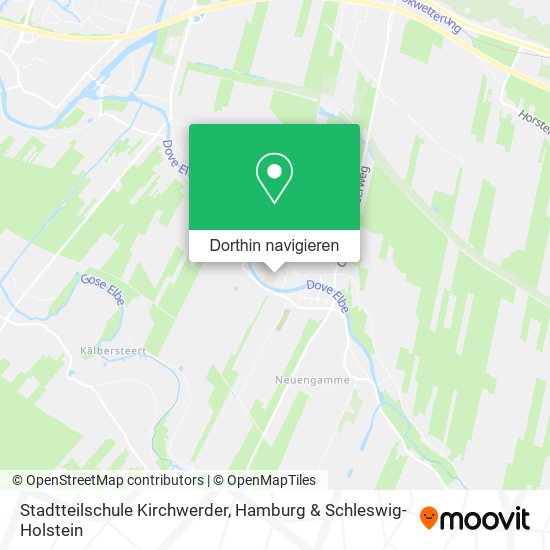 Stadtteilschule Kirchwerder Karte