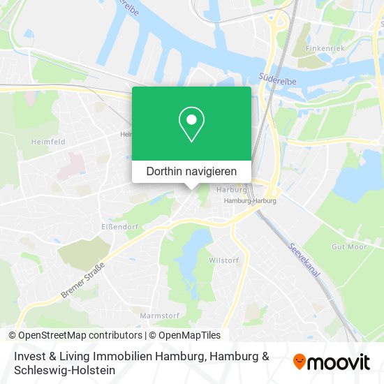 Invest & Living Immobilien Hamburg Karte