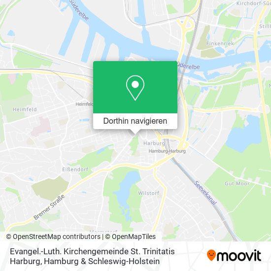 Evangel.-Luth. Kirchengemeinde St. Trinitatis Harburg Karte