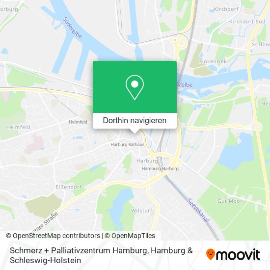 Schmerz + Palliativzentrum Hamburg Karte