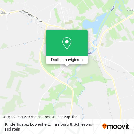 Kinderhospiz Löwenherz Karte