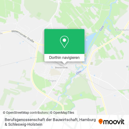 Berufsgenossenschaft der Bauwirtschaft Karte
