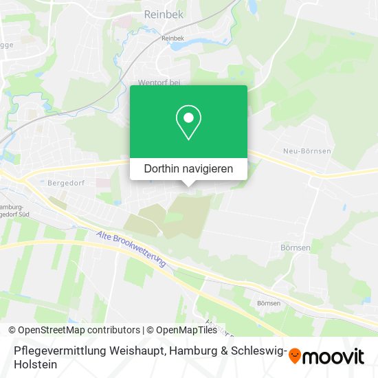 Pflegevermittlung Weishaupt Karte