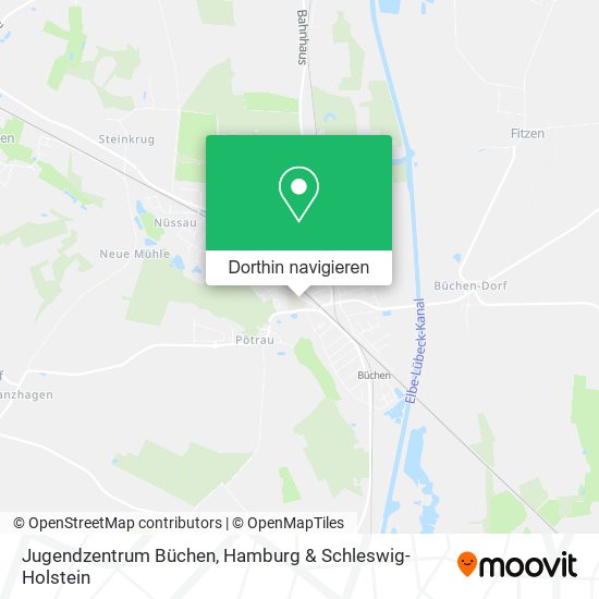 Jugendzentrum Büchen Karte