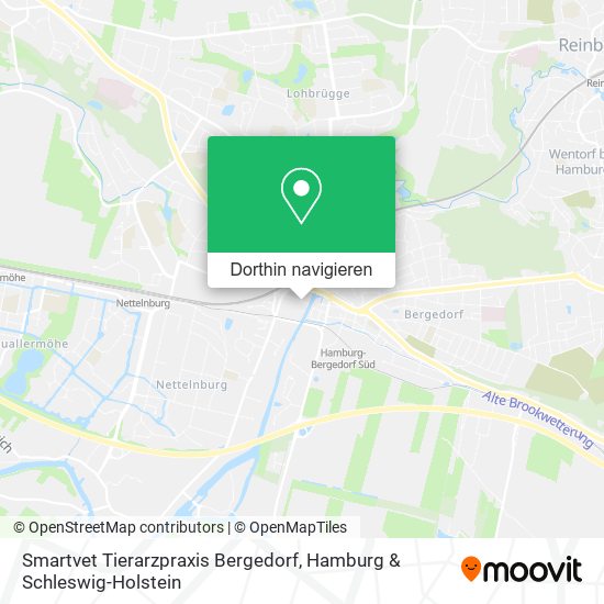 Smartvet Tierarzpraxis Bergedorf Karte