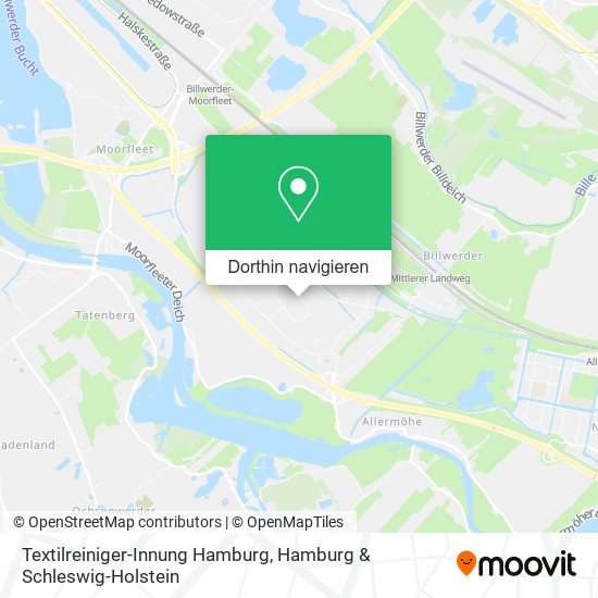 Textilreiniger-Innung Hamburg Karte
