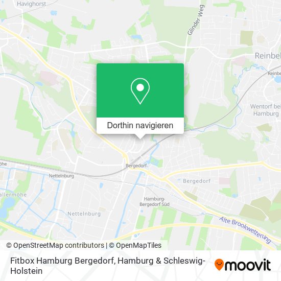 Fitbox Hamburg Bergedorf Karte