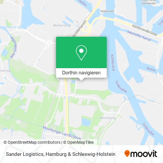 Sander Logistics Karte