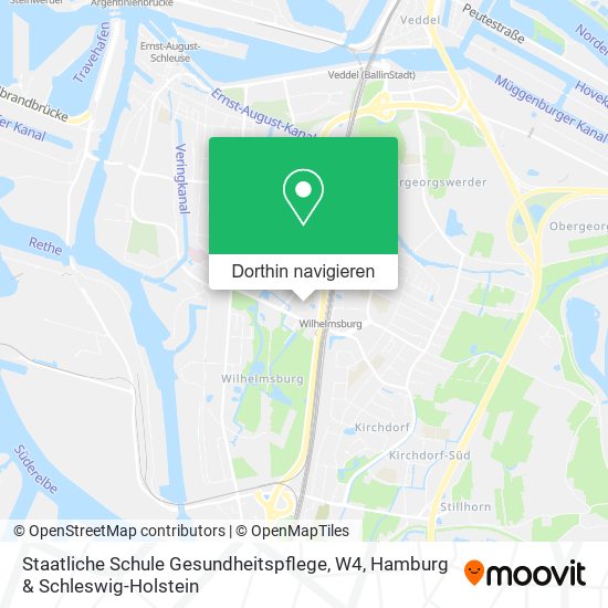 Staatliche Schule Gesundheitspflege, W4 Karte