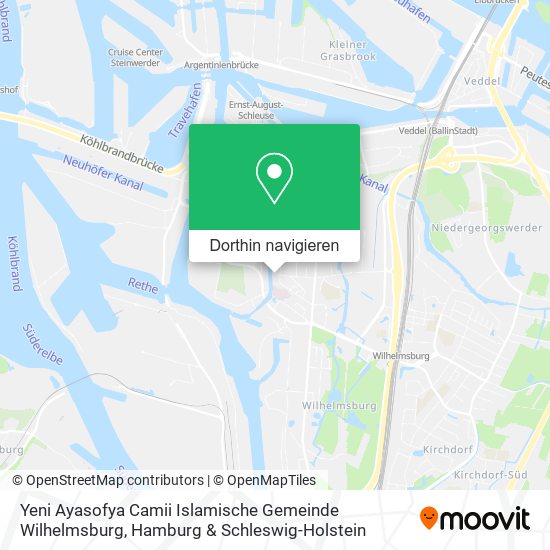 Yeni Ayasofya Camii Islamische Gemeinde Wilhelmsburg Karte
