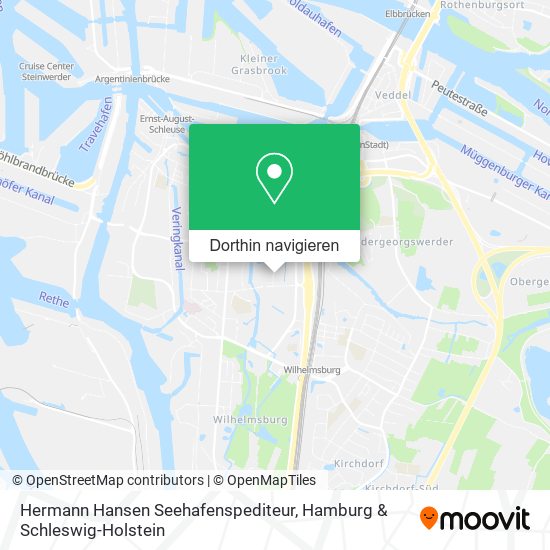 Hermann Hansen Seehafenspediteur Karte