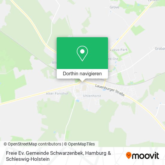 Freie Ev. Gemeinde Schwarzenbek Karte