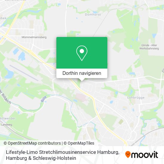 Lifestyle-Limo Stretchlimousinenservice Hamburg Karte