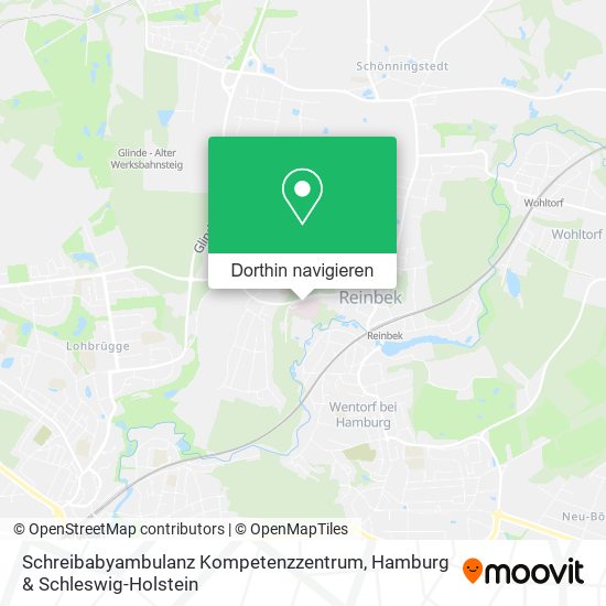 Schreibabyambulanz Kompetenzzentrum Karte