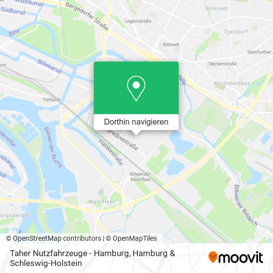 Taher Nutzfahrzeuge - Hamburg Karte