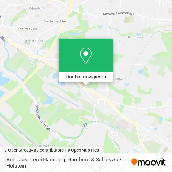 Autolackiererei Hamburg Karte