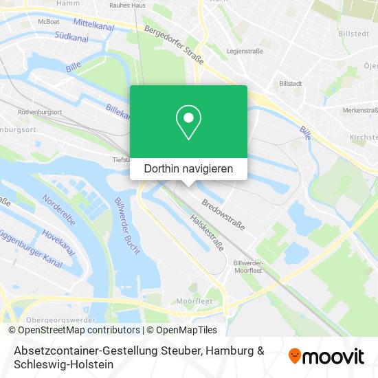 Absetzcontainer-Gestellung Steuber Karte