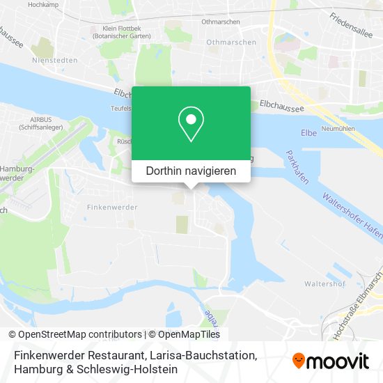 Finkenwerder Restaurant, Larisa-Bauchstation Karte