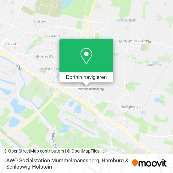AWO Sozialstation Mümmelmannsberg Karte