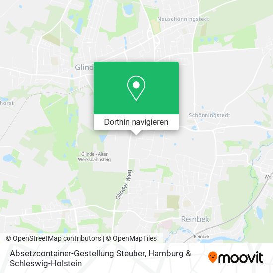 Absetzcontainer-Gestellung Steuber Karte