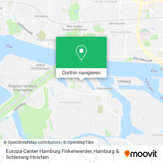 Europa-Center Hamburg Finkenwerder Karte