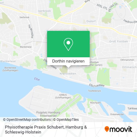 Phyisotherapie Praxis Schubert Karte