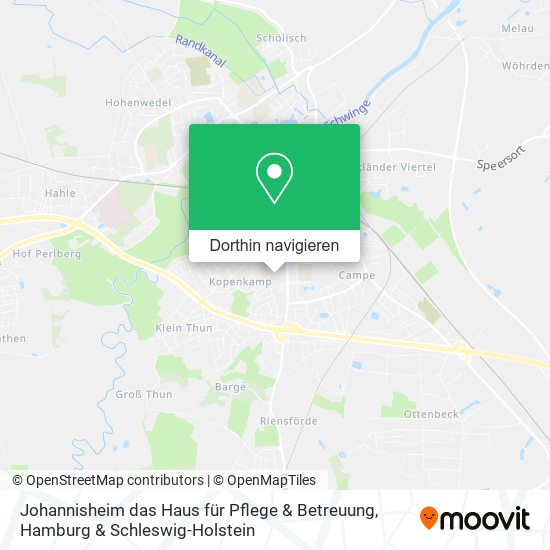 Johannisheim das Haus für Pflege & Betreuung Karte