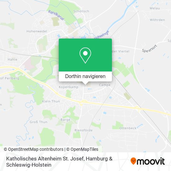 Katholisches Altenheim St. Josef Karte