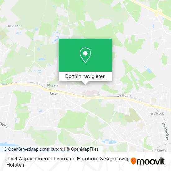 Insel-Appartements Fehmarn Karte