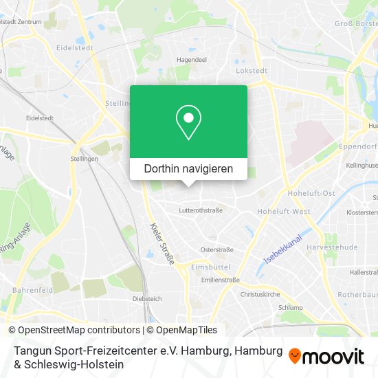 Tangun Sport-Freizeitcenter e.V. Hamburg Karte
