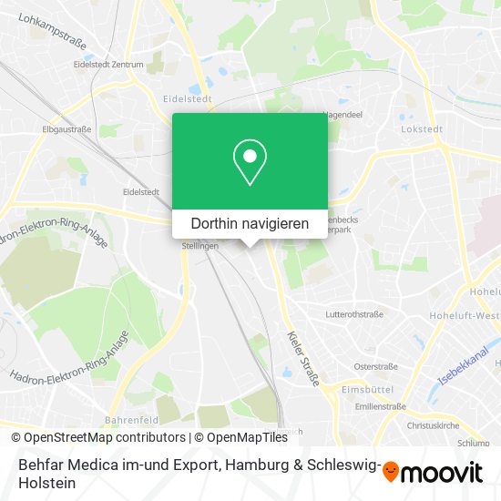 Behfar Medica im-und Export Karte