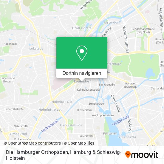 Die Hamburger Orthopäden Karte