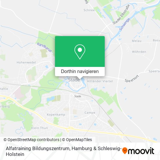 Alfatraining Bildungszentrum Karte