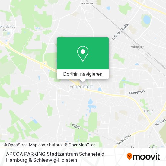 APCOA PARKING Stadtzentrum Schenefeld Karte