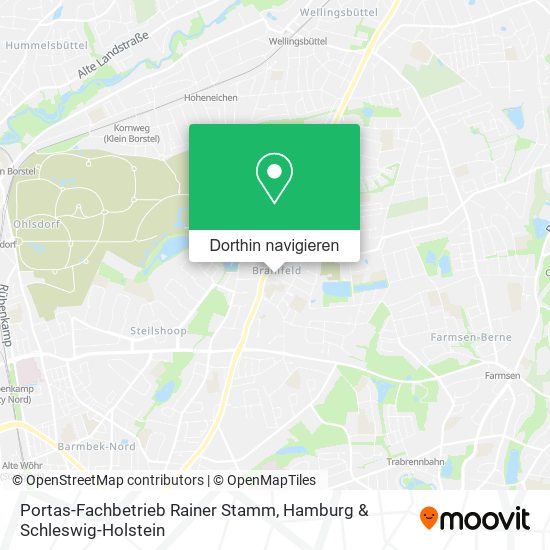 Portas-Fachbetrieb Rainer Stamm Karte