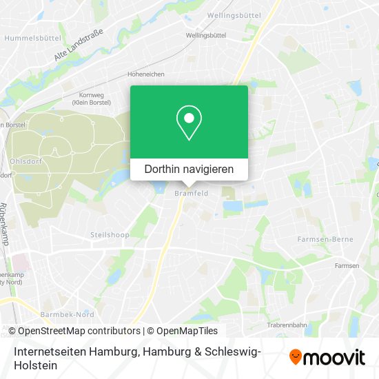 Internetseiten Hamburg Karte