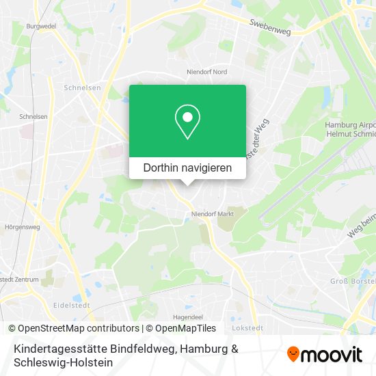 Kindertagesstätte Bindfeldweg Karte