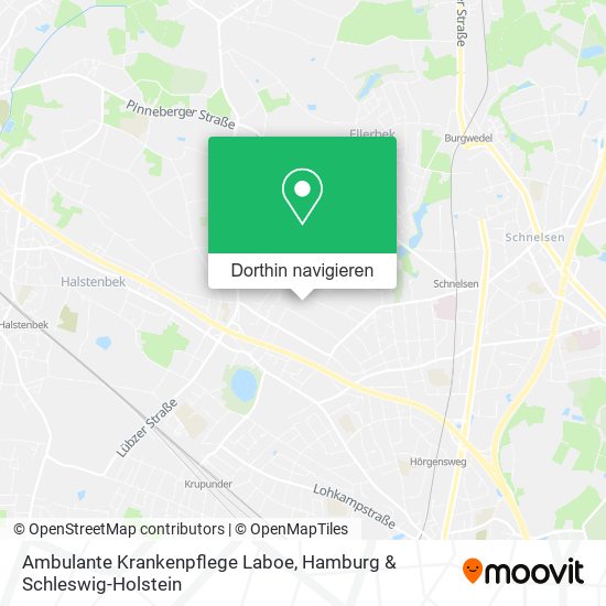Ambulante Krankenpflege Laboe Karte