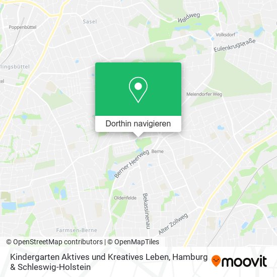 Kindergarten Aktives und Kreatives Leben Karte