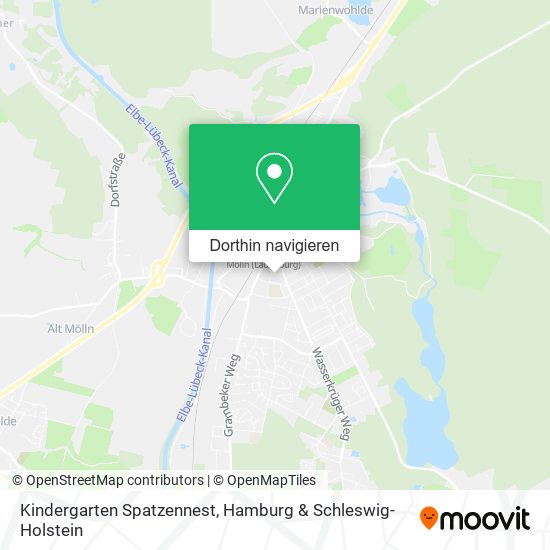 Kindergarten Spatzennest Karte