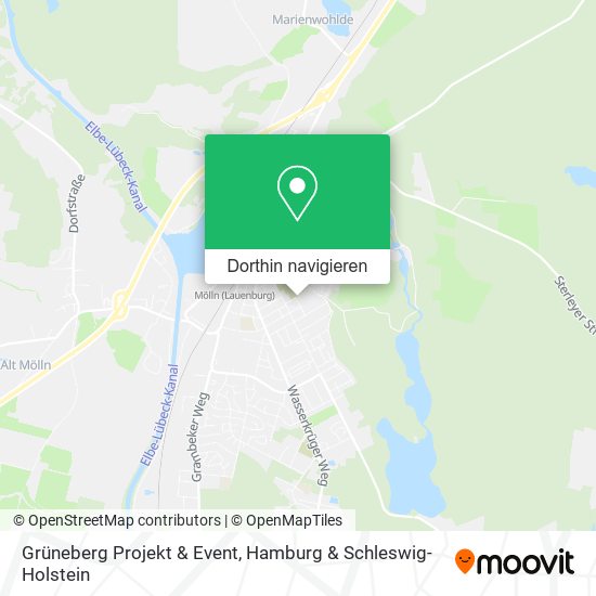 Grüneberg Projekt & Event Karte