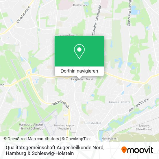 Qualitätsgemeinschaft Augenheilkunde Nord Karte