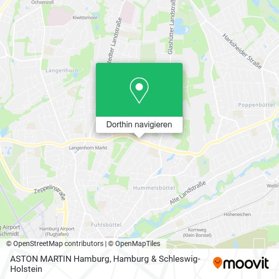 ASTON MARTIN Hamburg Karte