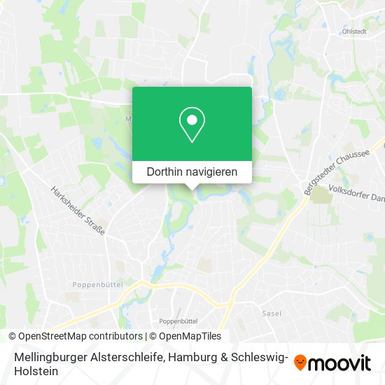 Mellingburger Alsterschleife Karte