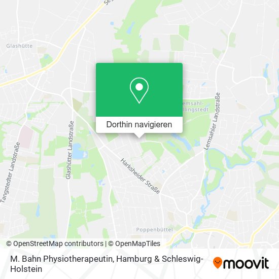 M. Bahn Physiotherapeutin Karte