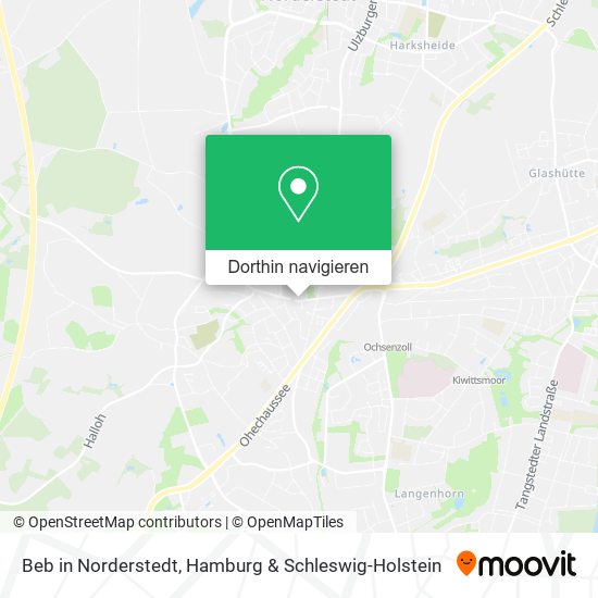 Beb in Norderstedt Karte