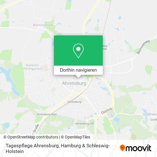 Tagespflege Ahrensburg Karte