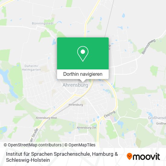 Institut für Sprachen Sprachenschule Karte
