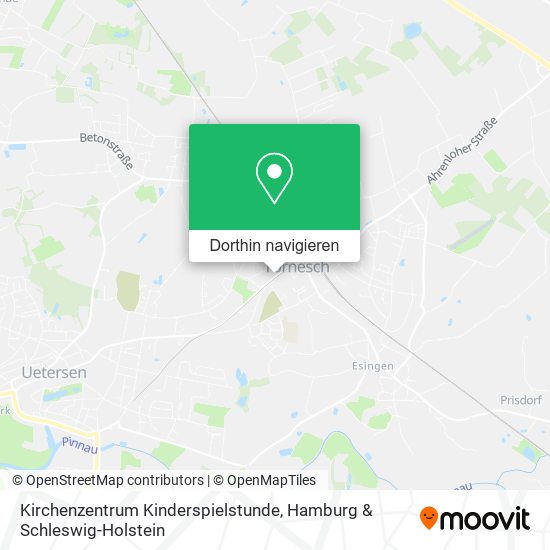 Kirchenzentrum Kinderspielstunde Karte